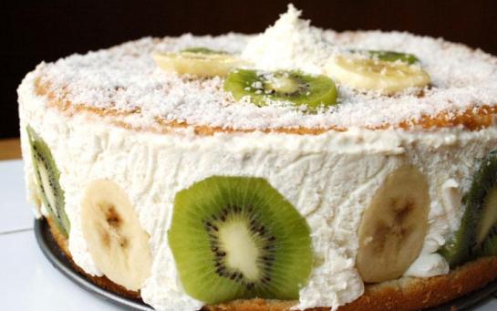 Gateau Au Kiwi Et A La Banane Recette Le Parisien